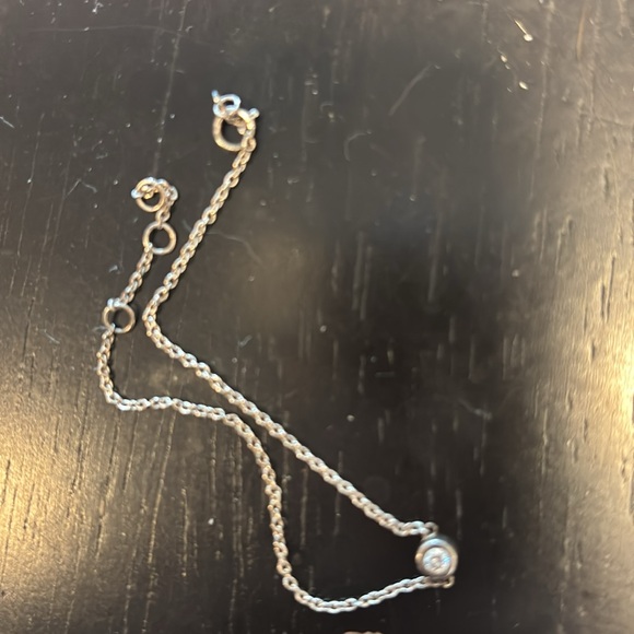Brilliant Earth Silver Bezel Set Diamond Bracelet